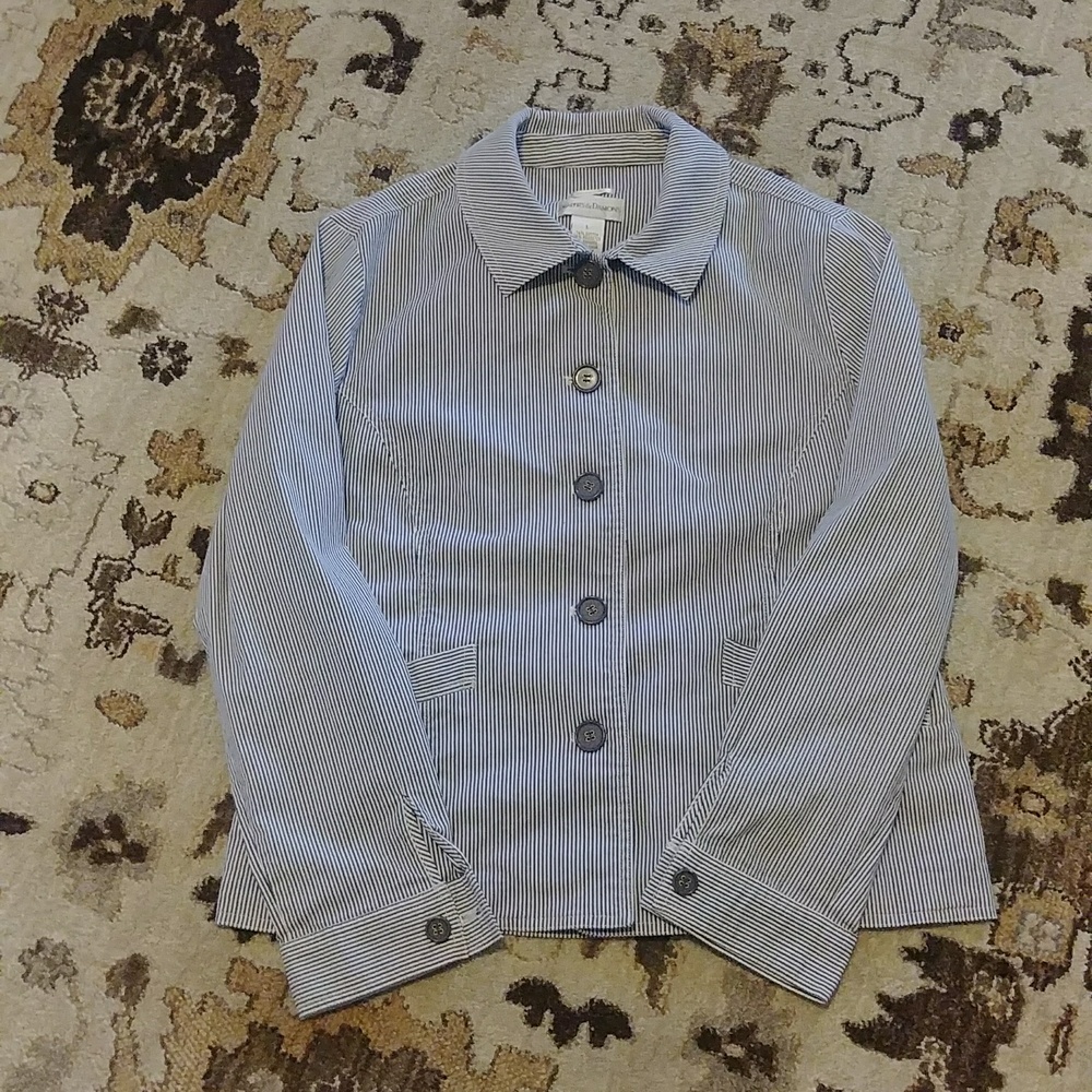 DRAPER'S & DAMONS STRETCH STRIPED JACKET